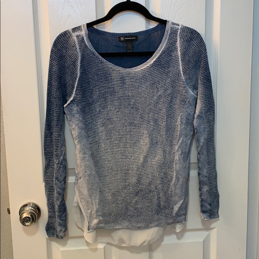 INC International Concepts Long Sleeve Top